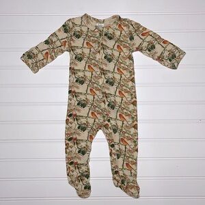 KATE QUINN EUC Modal Neutral Bird Footie Pajamas